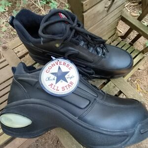 Vintage Converse Chuck Taylor All Star Shoes Steel Toe VTG Men's 10.5 W Wide